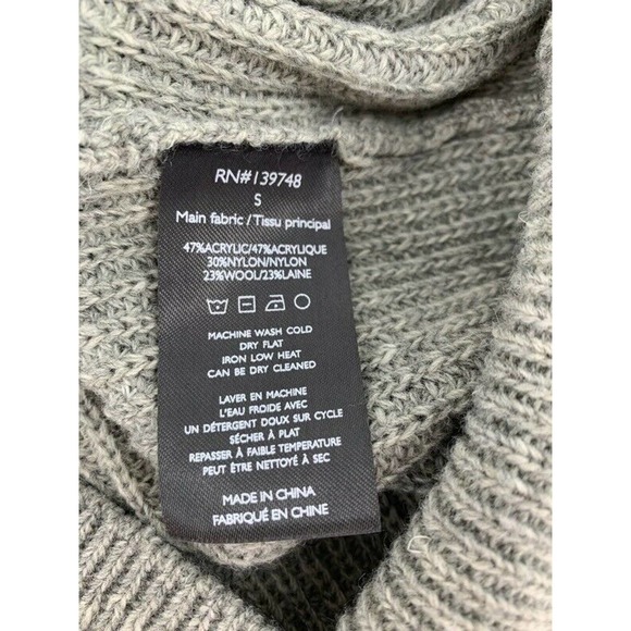 Slate & Stone Mens Sweater Gray Black White S - Picture 5 of 7